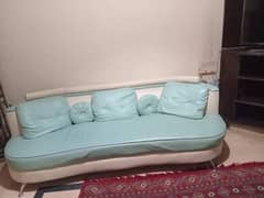 Sofa set 6 seater with cushion and table