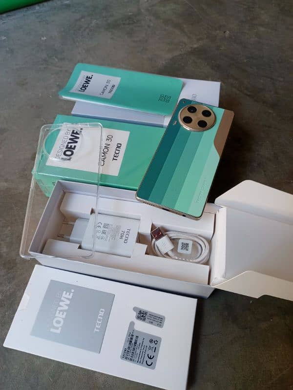 tecno camon 30 all box new set saf 2