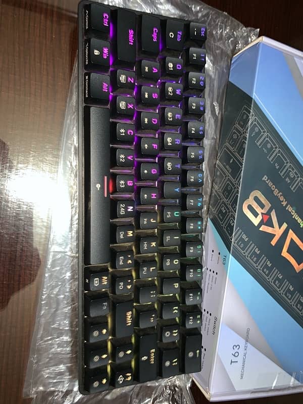 TMKB t63 Wireless Gaming keyboard with wireless gaming mouse 2