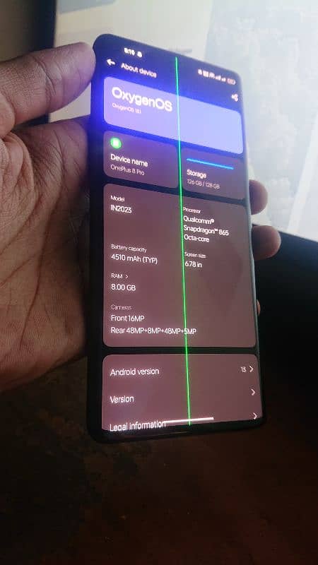 One plus 8 pro line panel 4