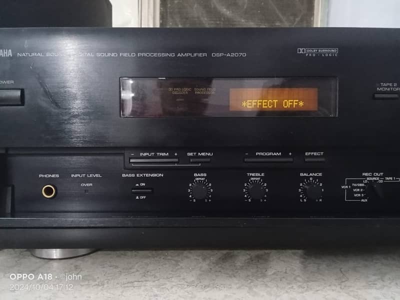 Yamaha. DSP. A2070. Prologic Dolby Suround. 2