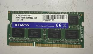 8GB DDR3 RAM Condition: Excellent, like new