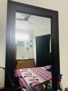 Wooden Dressing Table with Mirror