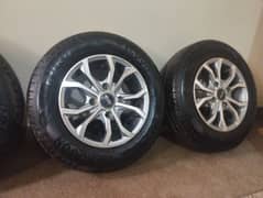 13 Inch 114 PCD Alloy Rims with Brand New Tyres 175/70/13