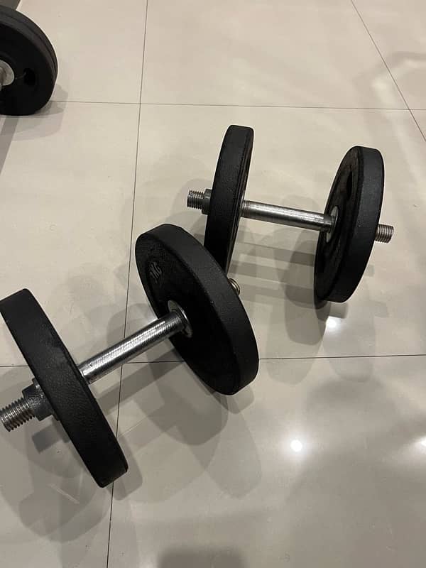 Dumbbell and barbell set 3