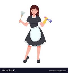 Maid needed for girls Hostel