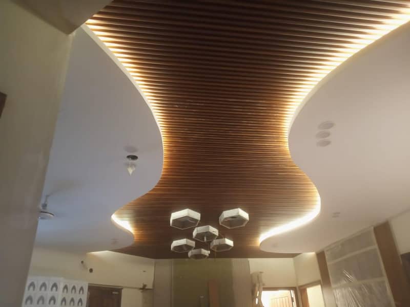 False Ceiling,Gypsum Board,3D Wallpaper,Vinyle Wood Floor,Pvc,Blinds 3