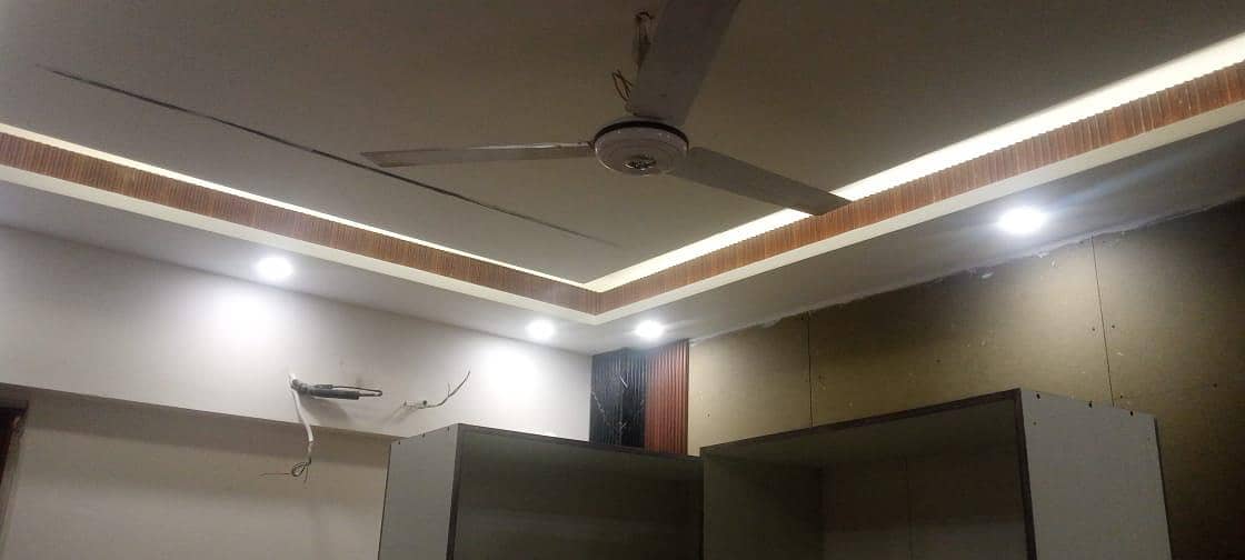 False Ceiling,Gypsum Board,3D Wallpaper,Vinyle Wood Floor,Pvc,Blinds 5