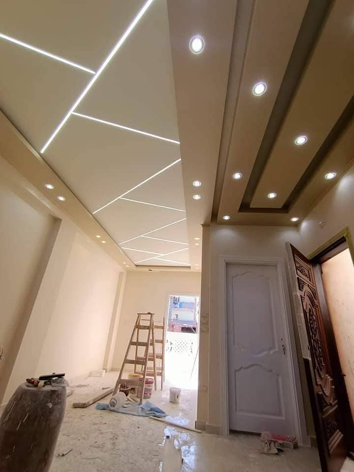 False Ceiling,Gypsum Board,3D Wallpaper,Vinyle Wood Floor,Pvc,Blinds 14