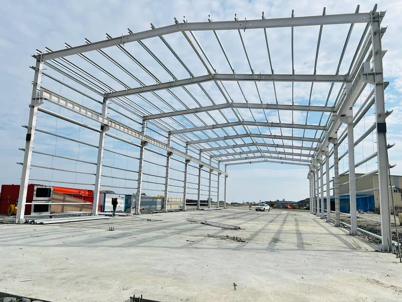 Marquee Shed Industrial Steel Structure Cold Storage PPGI Shed 5