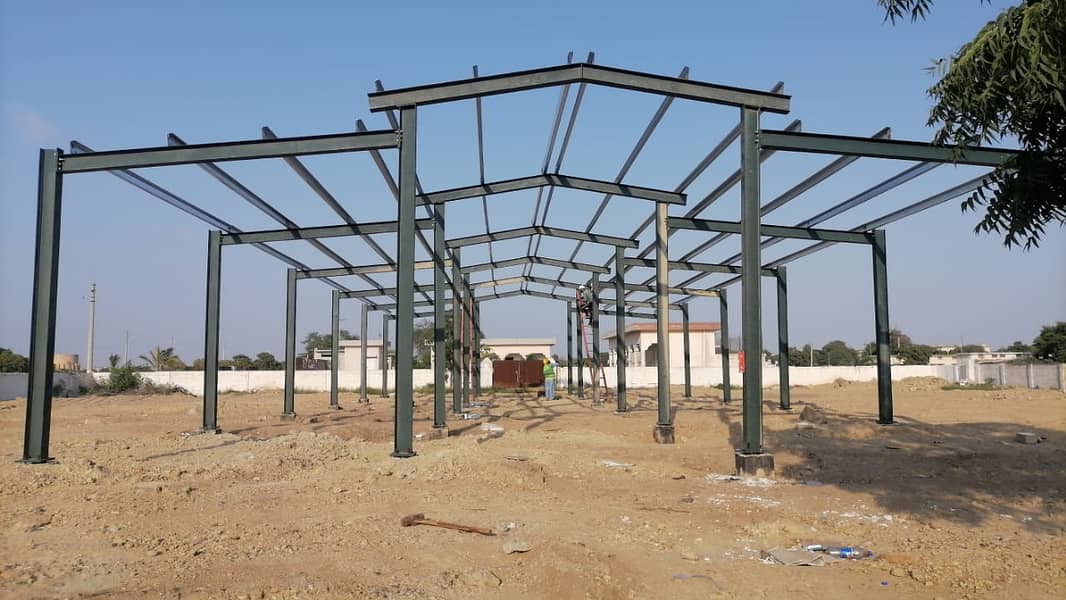 Marquee Shed Industrial Steel Structure Cold Storage PPGI Shed 7