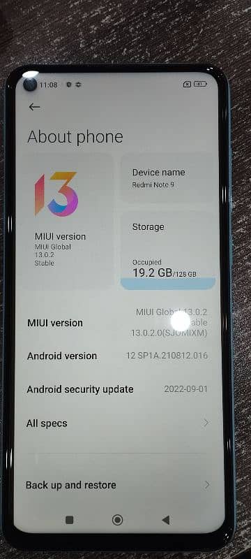 Redmi Note 9 128/4 0