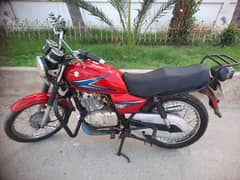 SUZUKI GS-150cc Self start Model 2016 Karachi Number.