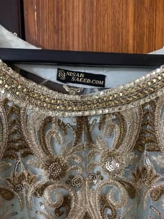 (Nisar Saeed) – Lightly Worn Frock & Dupatta 0