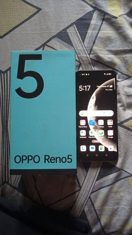 Oppo Reno 5 with box 1