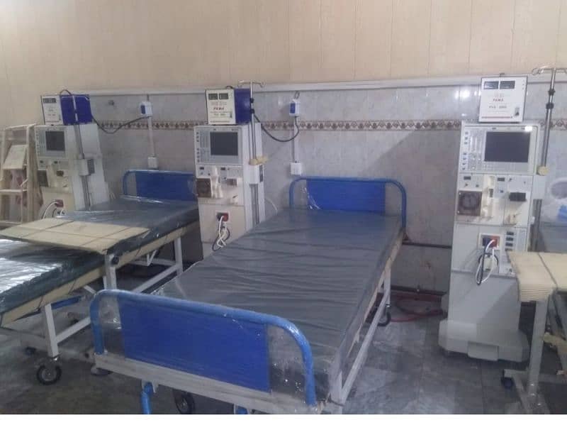 dialysis machines and pts bed 1