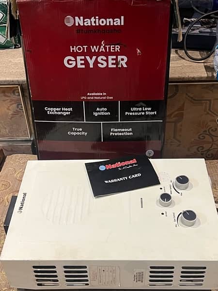 Instant Geyser LPG – NWH-207W Only One month used brand new 1