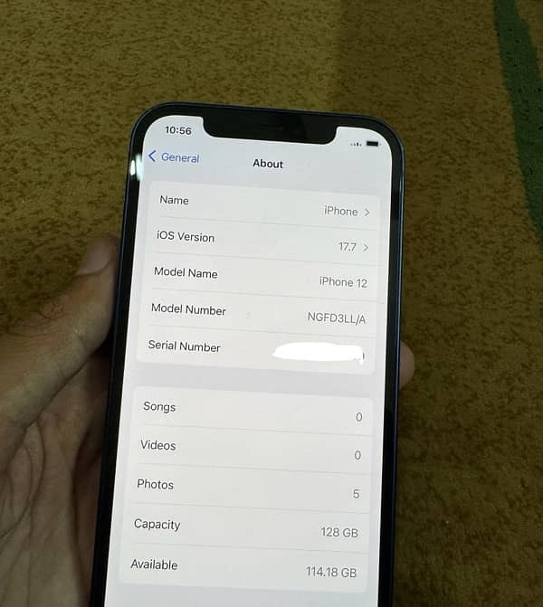 iphone 12 Not pta factory unlock 128gb 86 health waterpack 4