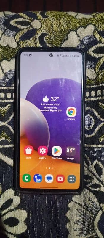 samsung a72 All ok 8 Gb original box charger Sath Hai 7