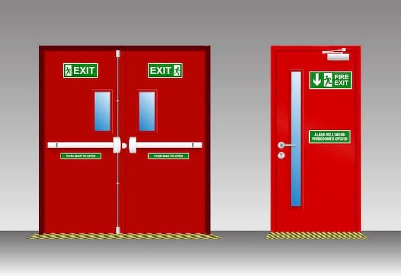 Fire door - fire pump - fire safety 1