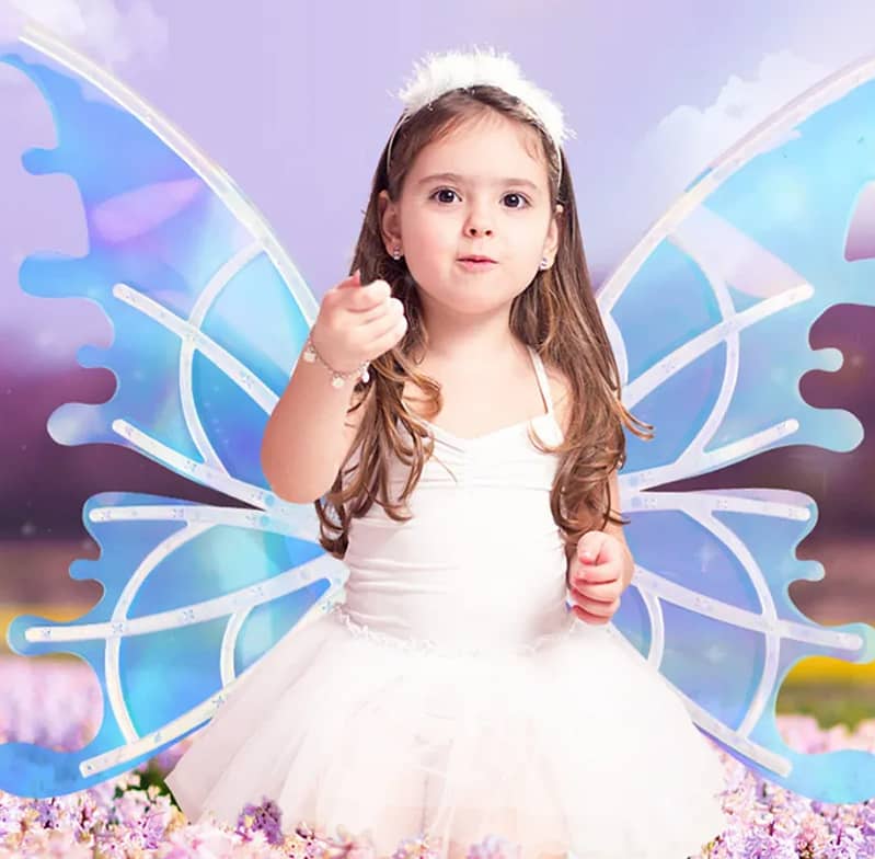 Glowing Fairy Angel Wings - Electric Moving Butterfly Wings with Music 2