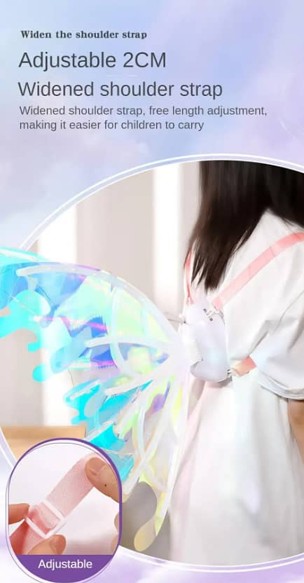 Glowing Fairy Angel Wings - Electric Moving Butterfly Wings with Music 5