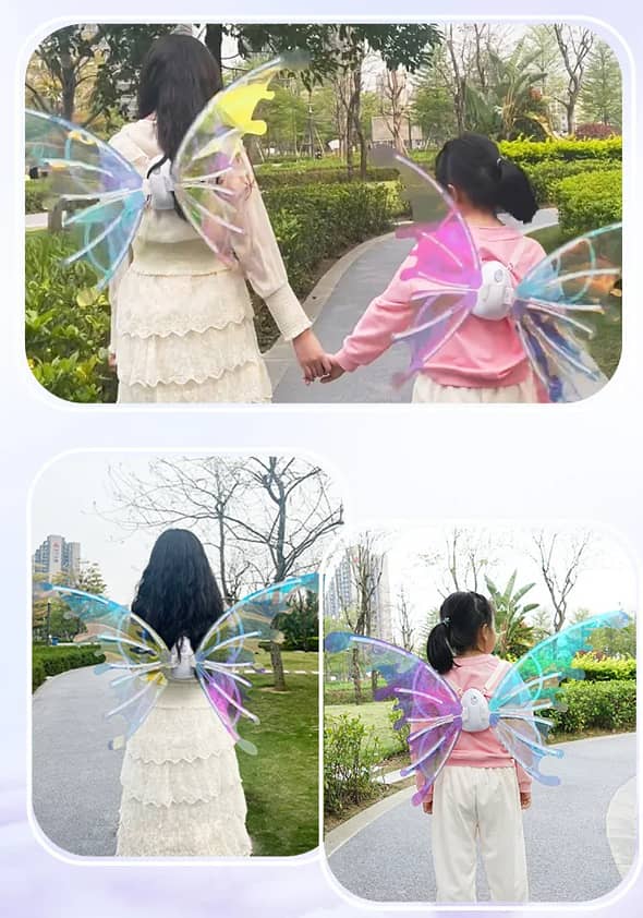 Glowing Fairy Angel Wings - Electric Moving Butterfly Wings with Music 6