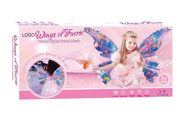 Glowing Fairy Angel Wings - Electric Moving Butterfly Wings with Music 7