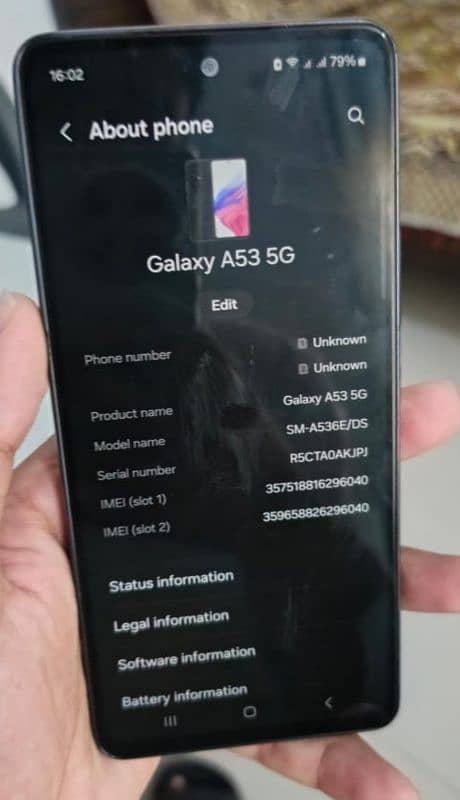 Samsung a53 5g   8/128 GB 7