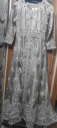 Bridal Waleema Maxi Gray Type