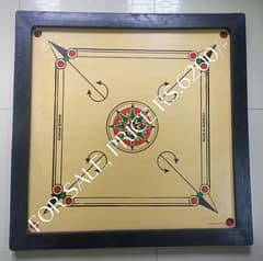 Carrom board.