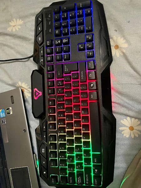 laser RGB gaming keyboard 1