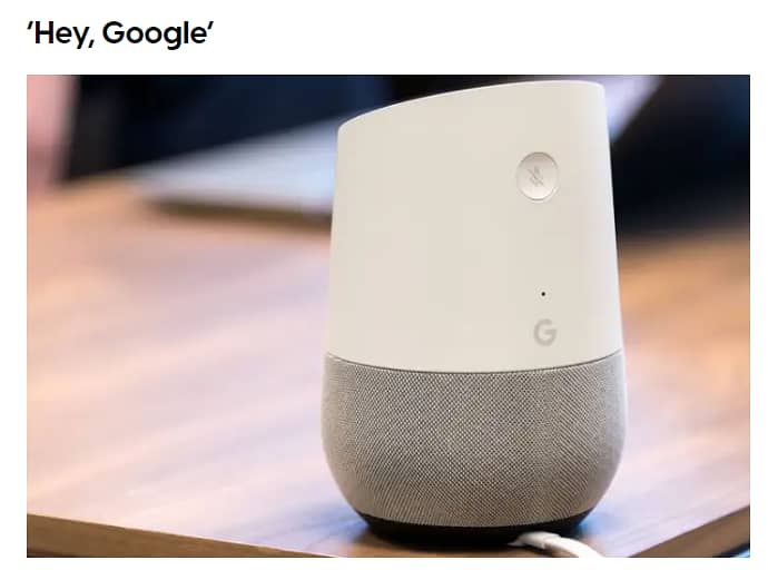 Google Home Smart Speaker with WiFi Voice Control and Google Assistant 2