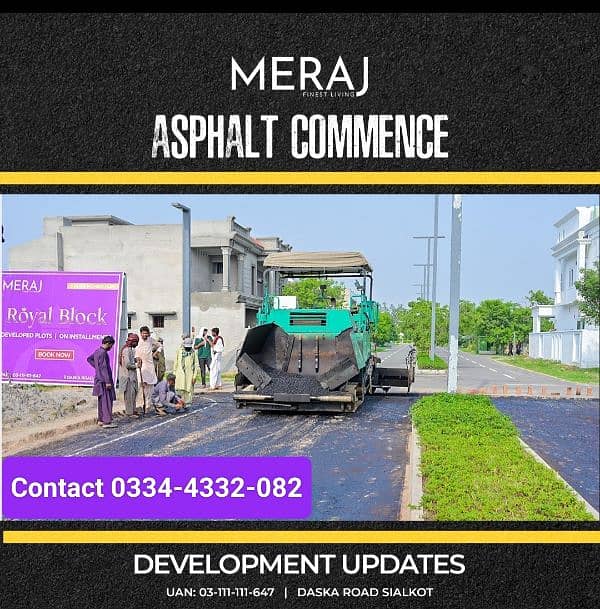 Meraj housing Royal Block on ground plot for sale on reasonable price 2