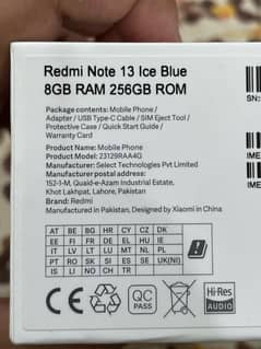 Redmi note 13 0