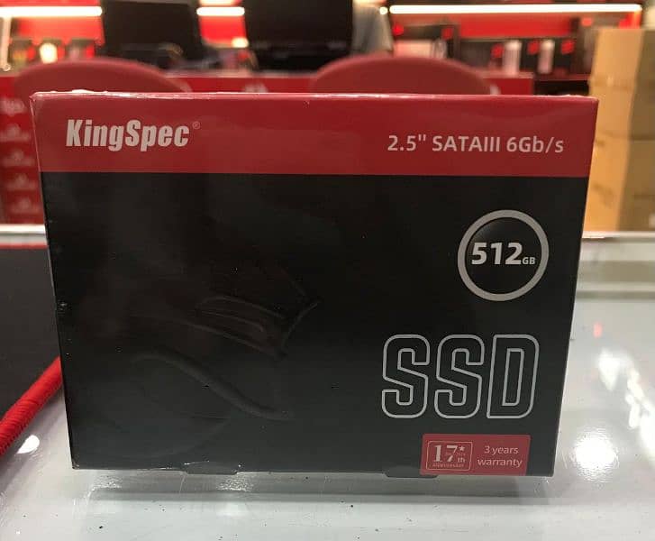 KingSpec 2.5" SATA SSD 512GB 0