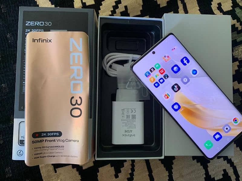 Infinix Zero 30 with Complete Box My WhatsApp 03054638321 0