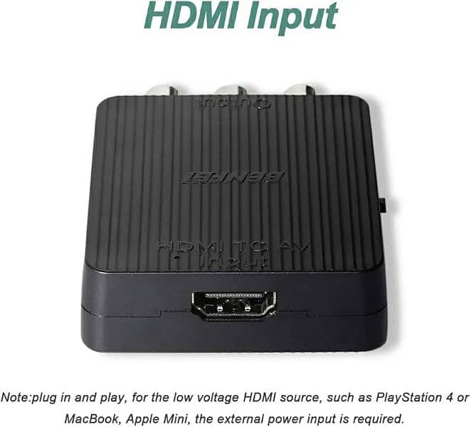 HDMI to AV, HDMI to RCA CVBs Adapter 2