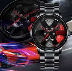 Rotating Wheel Rim Watch