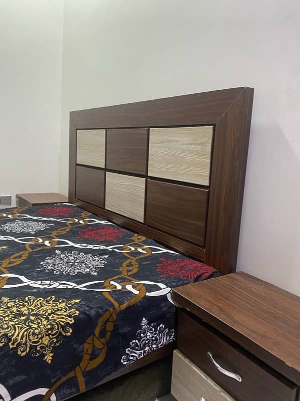 Wooden Bed Set 2