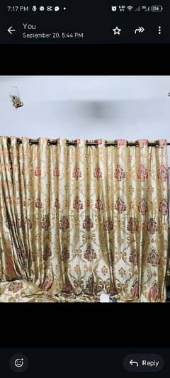 Beautiful Slightly used curtains for sale