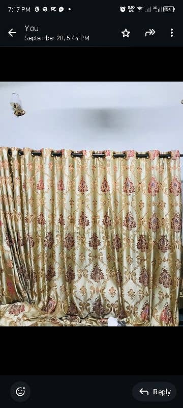 Beautiful Slightly used curtains for sale 0