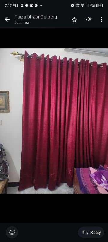 Beautiful Slightly used curtains for sale 1