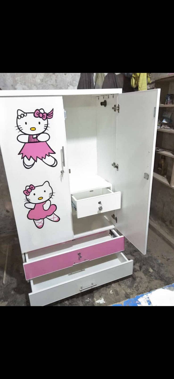 Baby Almaari / Kids Wardrobes / Baby Furniture / kids Cuberd 3 by 5 15