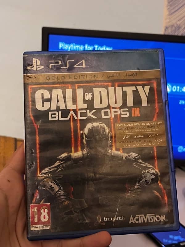 call of duty black ops 3 gold edition ps4 game 1