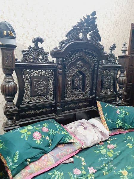 pute chinyoti wood bed 5