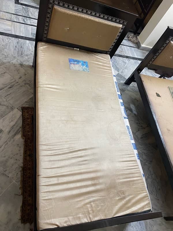 single bed and mattress 1