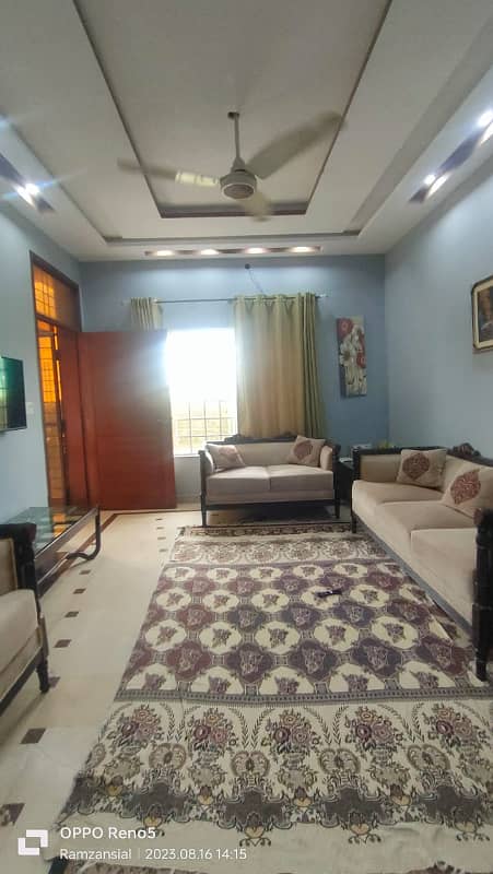 LOWER LOCK IDEAL LOCATION 1 KANAL FIRST FLOOR AVAILABLE FOR RENT IN PIA HOUSING SOCIETY 10