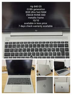 Hp 840G5 i5 8th generation 8/256gb