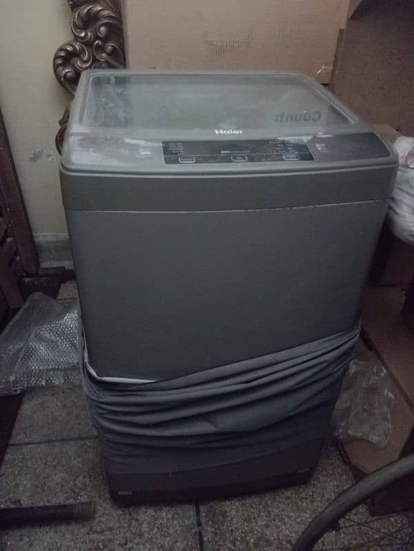 Haier Automatic washing Machine|28 kg capacity|Top Load|Slightly used 1